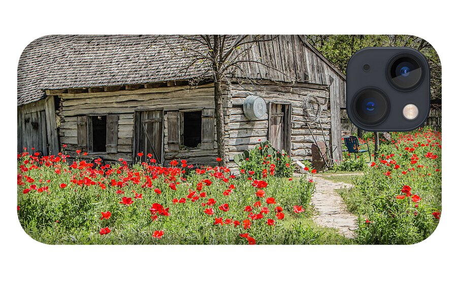 Barn iPhone 13 Case featuring the photograph Barn and Castro Poppies by Teresa Wilson