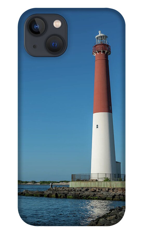 Terry Deluco iPhone 13 Case featuring the photograph Barnegat Lighthouse and Inlet New Jersey by Terry DeLuco