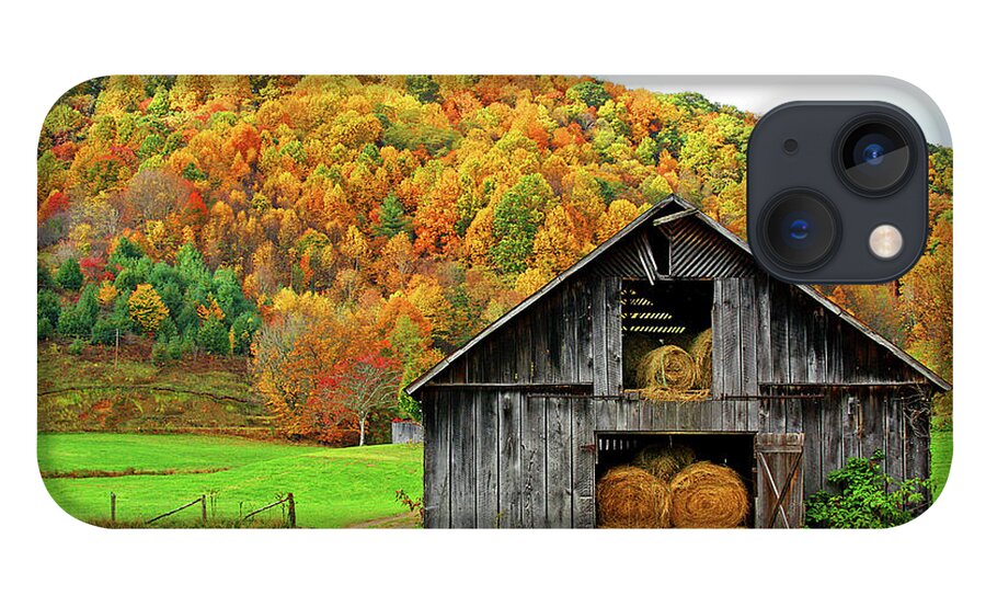 Fall iPhone 13 Case featuring the photograph Barntifull by Dale R Carlson