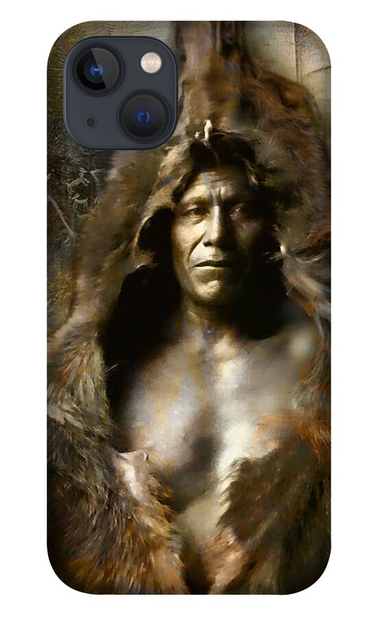 Native American iPhone 13 Case featuring the photograph Bear's Belly by Robert Michaels