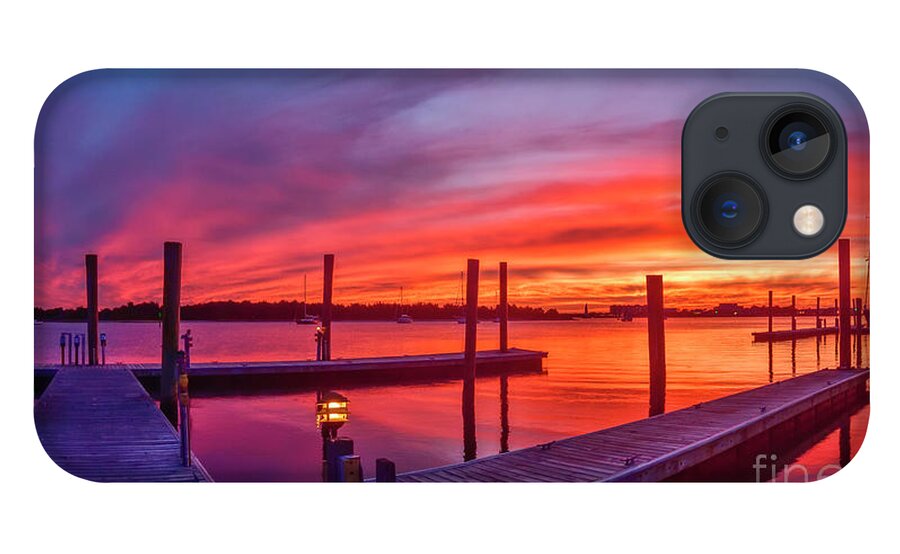 Sunset iPhone 13 Case featuring the photograph Beaufort Fire by DJA Images