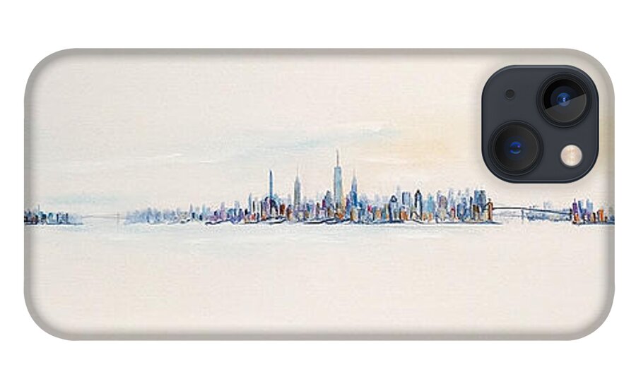 Cityscape iPhone 13 Case featuring the painting Beautiful Morning by Jack Diamond