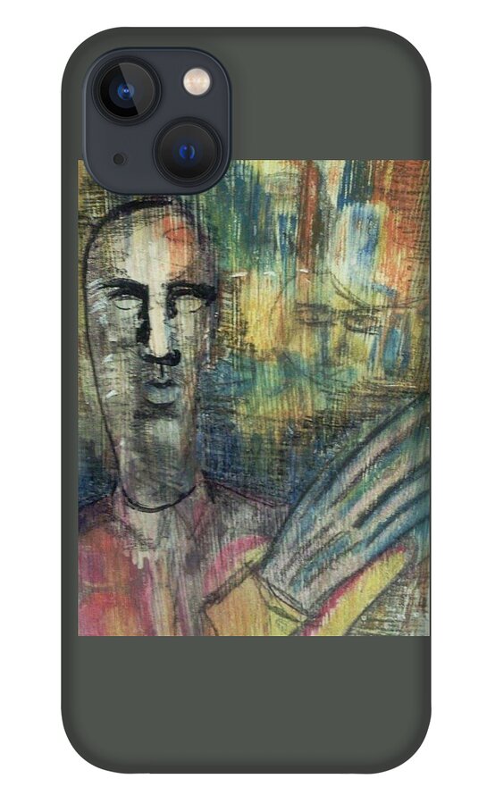  Oil iPhone 13 Case featuring the painting Bitchslap by Ryan Almighty