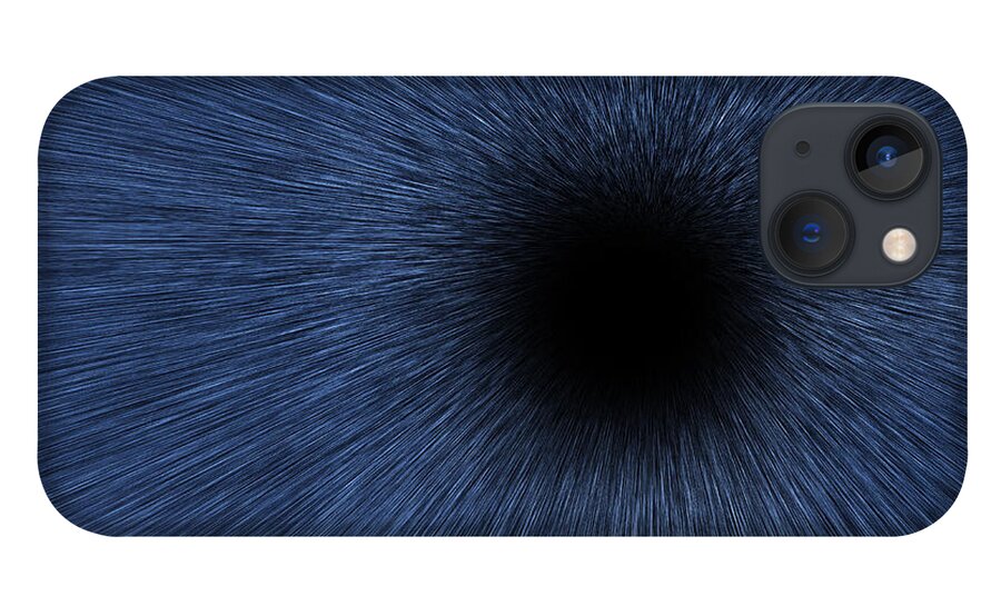 Stars iPhone 13 Case featuring the digital art Black Hole by Pelo Blanco Photo