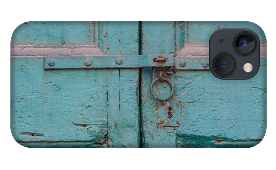 Cortona iPhone 13 Case featuring the photograph Blue Door of Cortona by David Letts