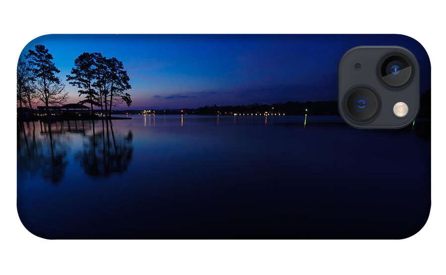 Lake Hamilton iPhone 13 Case featuring the photograph Blue Hour on Hamilton by David Dedman