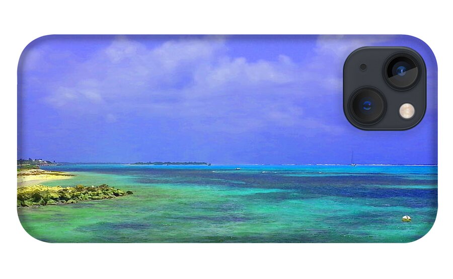 Tropical iPhone 13 Case featuring the photograph Blue Paradise by Jerome Wilson