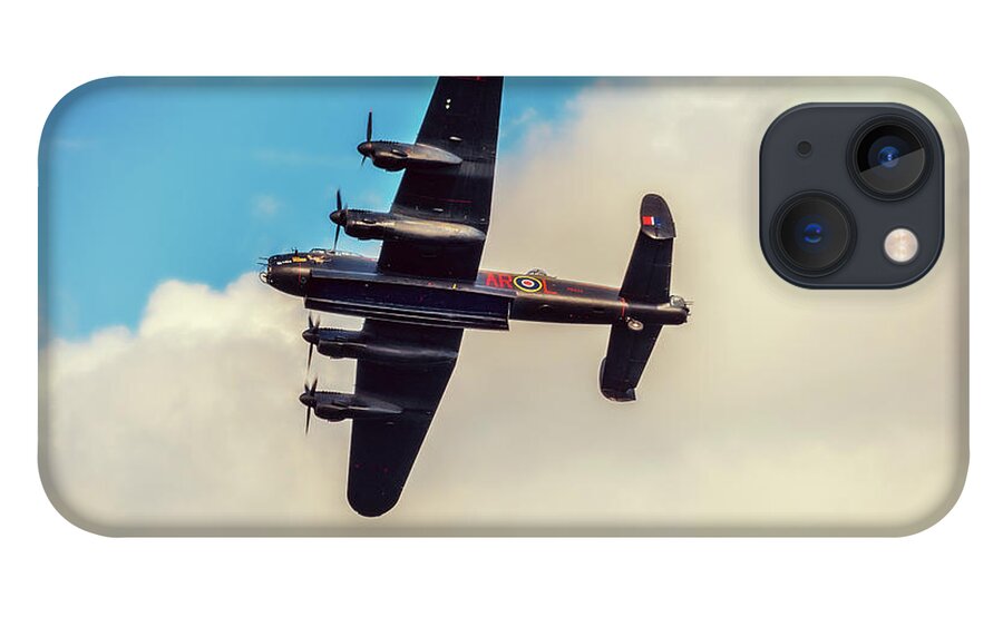 Lancaster iPhone 13 Case featuring the photograph Lancaster Fly Past by Martyn Boyd