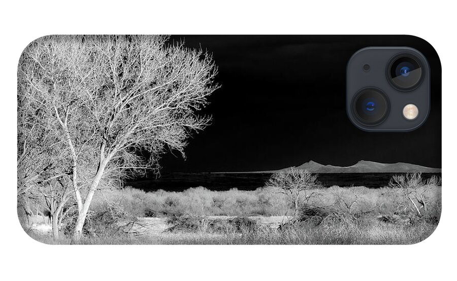 Infrared iPhone 13 Case featuring the photograph Bosque del Apache - Infrared by Britt Runyon