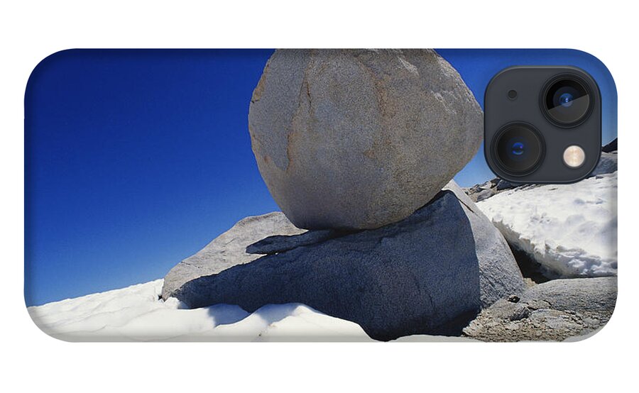 Balanced Rock iPhone 13 Case featuring the photograph Boulder Near Mono Lake by George D. Lepp