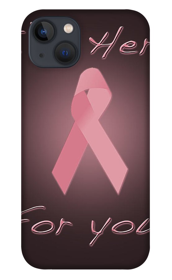 Breast Cancer iPhone 13 Case featuring the digital art Breast Cancer by Jim Hatch