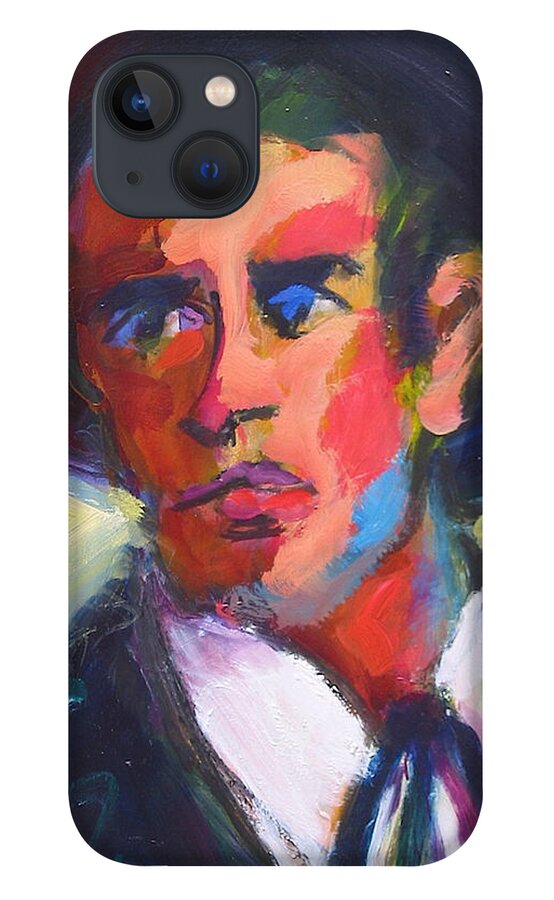 Maverick iPhone 13 Case featuring the painting Bret Maverick by Les Leffingwell