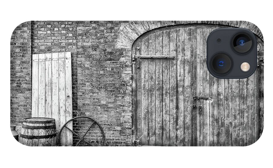 Calke iPhone 13 Case featuring the photograph Brewhouse Door by Nick Bywater