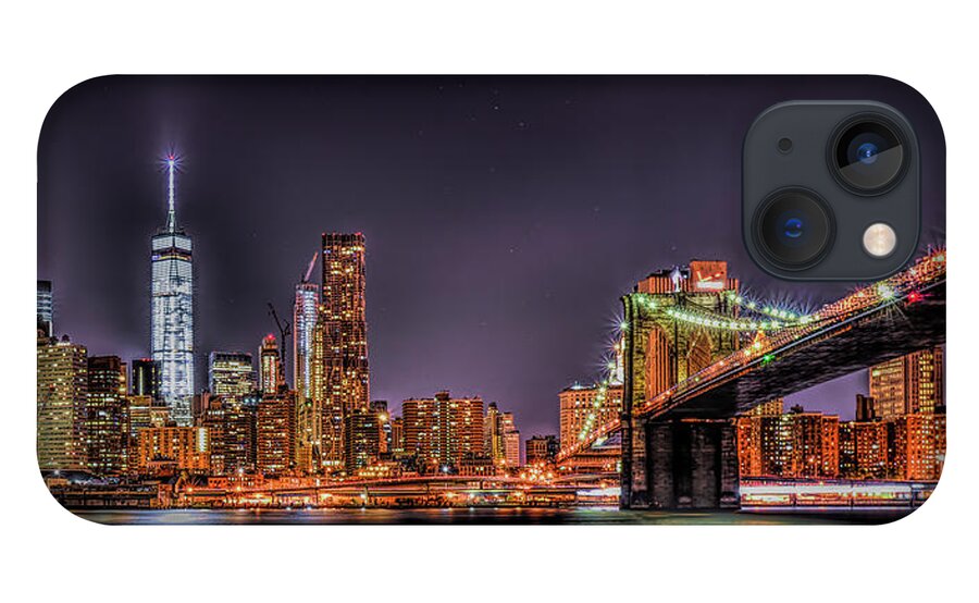Brooklyn iPhone 13 Case featuring the photograph Brooklyn Bridge Park Nights by Theodore Jones