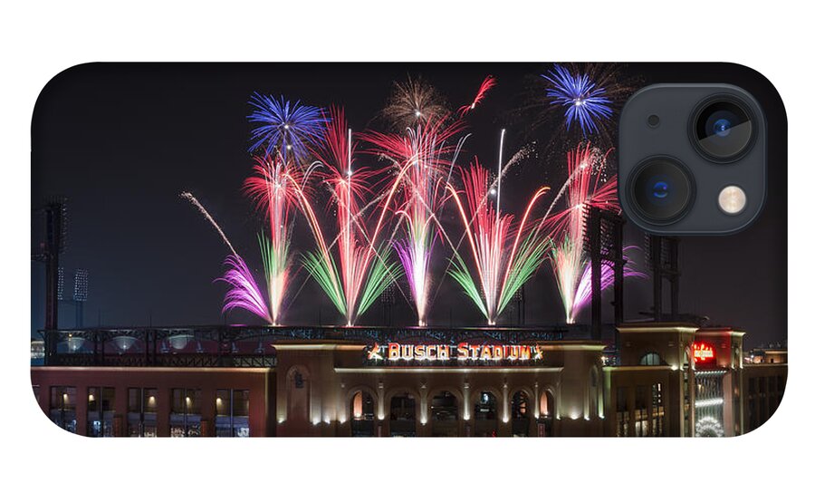 Busch Stadium iPhone 13 Case featuring the photograph Busch Stadium by Andrea Silies