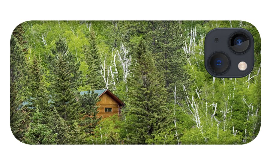 Forest iPhone 13 Case featuring the photograph Cabin in the Woods by Ira Marcus
