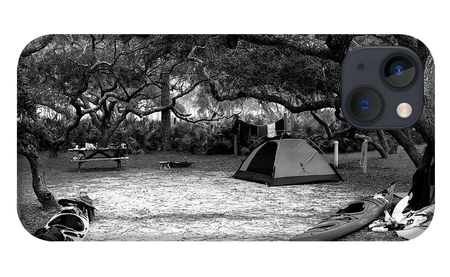 Camp iPhone 13 Case featuring the photograph Camp Under Live Oaks by Daniel Reed