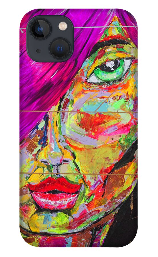 Julius Has Always Been Drawn To iPhone 13 Case featuring the painting Candy by Julius Hannah