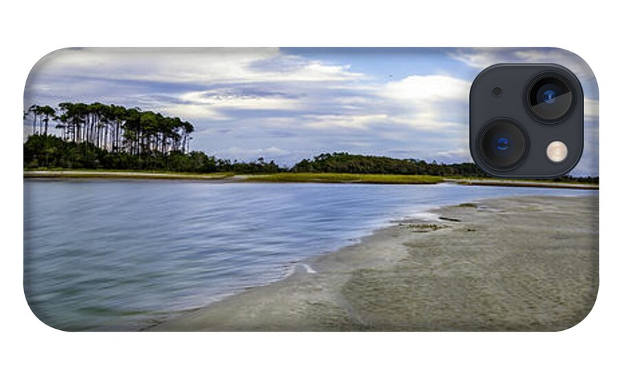 Beach iPhone 13 Case featuring the photograph Carolina Inlet at Low Tide by David Smith
