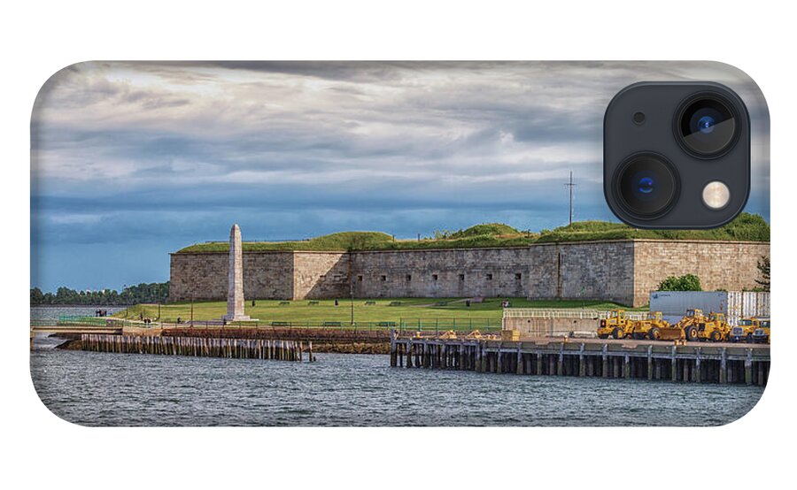 Fort Independence At Castle Island iPhone 13 Case featuring the photograph Castle Island by Brian MacLean