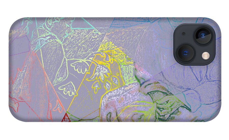 Paul Gauguin iPhone 13 Case featuring the digital art Chalkboard by David Bridburg