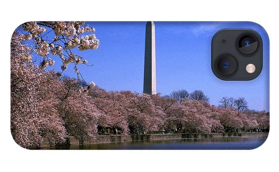 Scenic iPhone 13 Case featuring the photograph Cherry Blossoms on the Tidal Basin 15J by Gerry Gantt
