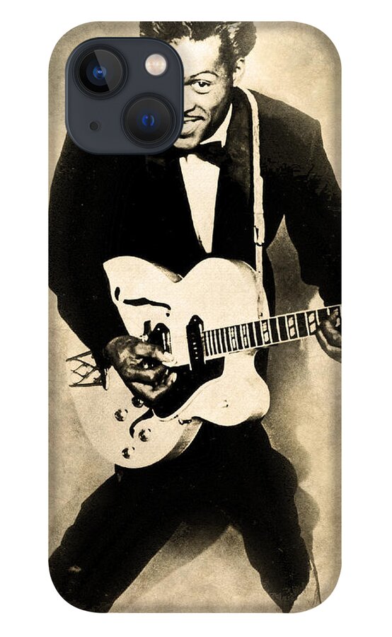 Songwriter iPhone 13 Case featuring the digital art Chuck Berry by Anthony Murphy