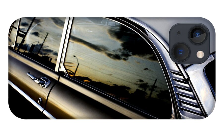 Classic Car iPhone 13 Case featuring the photograph Classic Car At Sunset by Neil Pankler