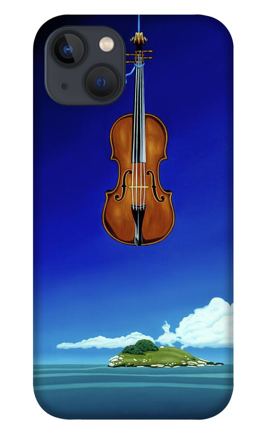 Cello iPhone 13 Case featuring the painting Classical Seascape by Paxton Mobley