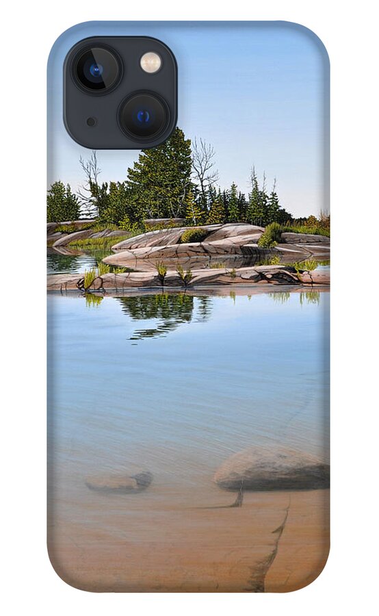 Georgian Bay iPhone 13 Case featuring the painting Clear Contentment by Kenneth M Kirsch