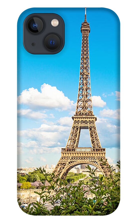 Eiffel Tower iPhone 13 Case featuring the photograph Cloud 9 - Eiffel Tower - Paris, France by Melanie Alexandra Price