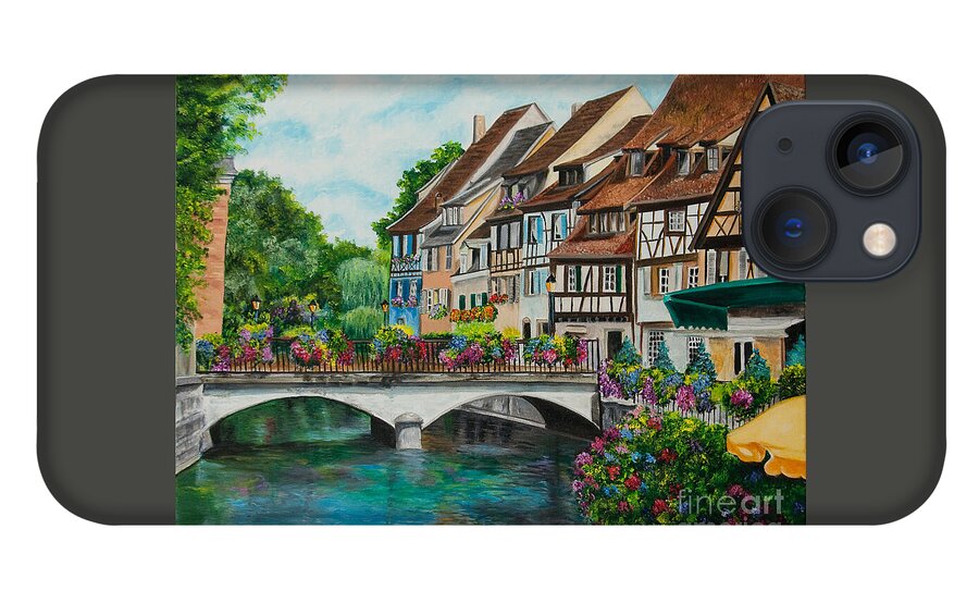 Colmar iPhone 13 Case featuring the painting Colmar In Full Bloom by Charlotte Blanchard