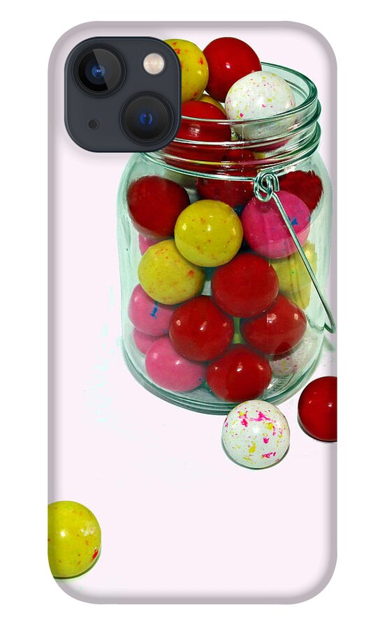 Candy iPhone 13 Case featuring the photograph Colorful Gumballs by Kami McKeon