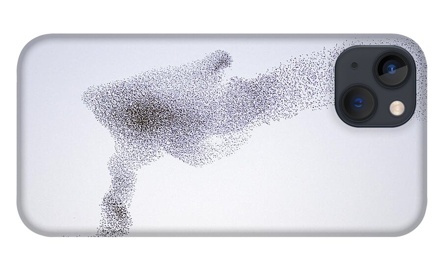 Mp iPhone 13 Case featuring the photograph Common Starling Flock by Marcel Van Kammen