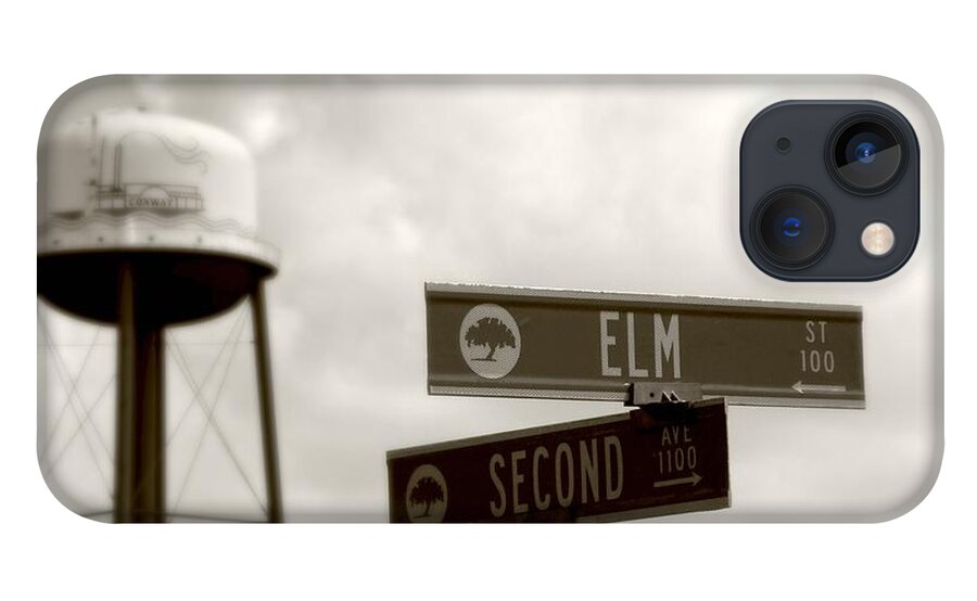 Elm Street iPhone 13 Case featuring the photograph Corner of Elm and Second Conway South Carolina by Joey OConnor Photography