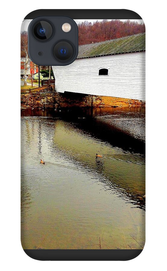 Photography iPhone 13 Case featuring the photograph Covered Bridge - Elizabethan, Tennessee by Lessandra Grimley