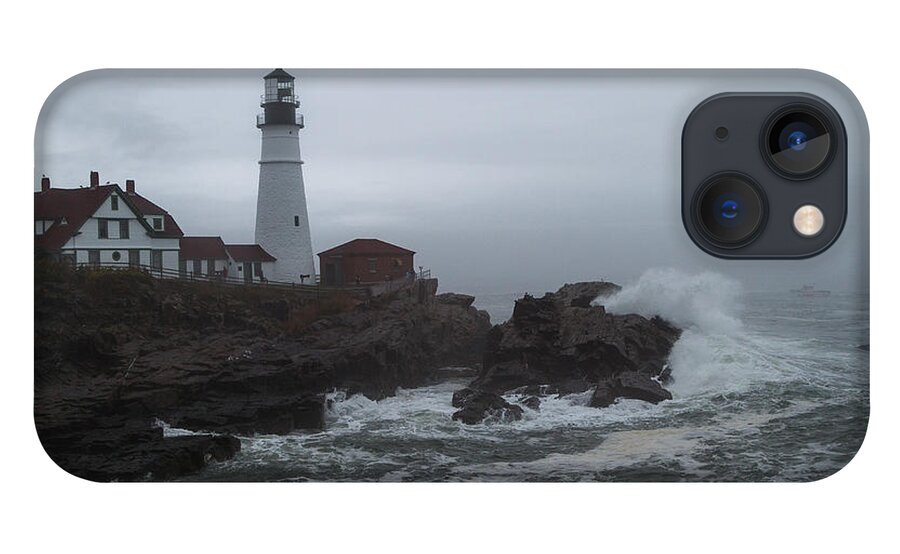 Fog iPhone 13 Case featuring the photograph Crashing Waves by Darryl Hendricks