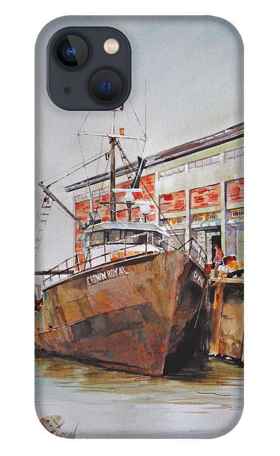 Visco iPhone 13 Case featuring the painting Crown Royal by P Anthony Visco