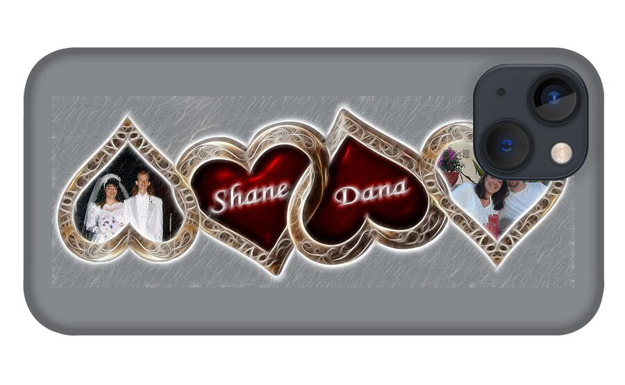 Hearts iPhone 13 Case featuring the photograph Custom Hearts by Shane Bechler