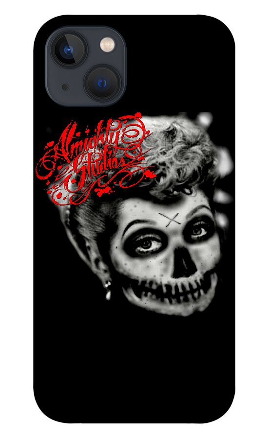 Almighty Studios iPhone 13 Case featuring the digital art Dead Lucy by Ryan Almighty
