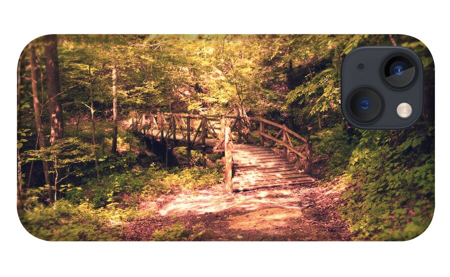 Foot Bridge iPhone 13 Case featuring the photograph The Enchanted Bridge by Stacie Siemsen
