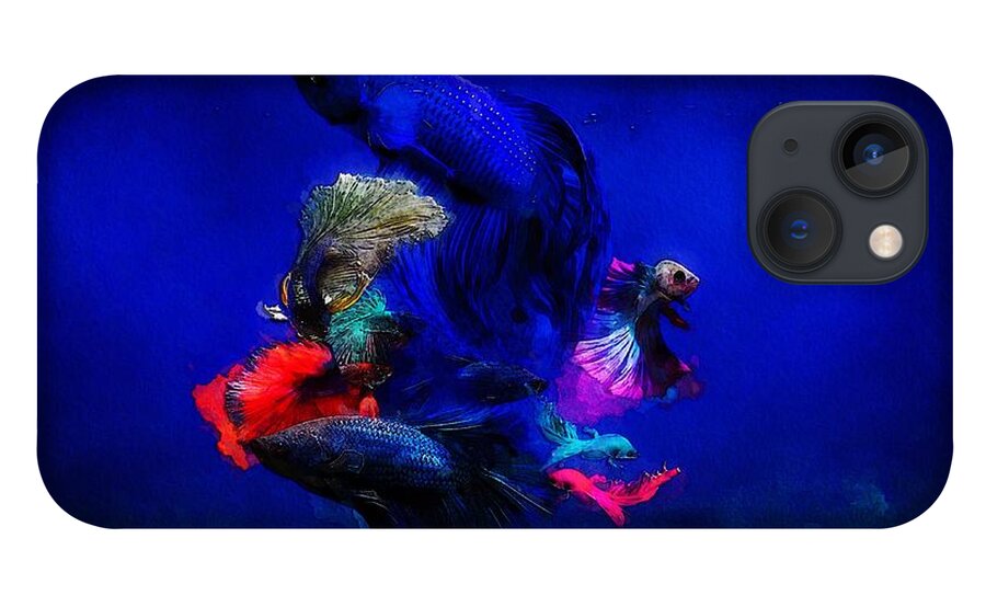 deep Oceans iPhone 13 Case featuring the painting Deep Oceans by Mark Taylor
