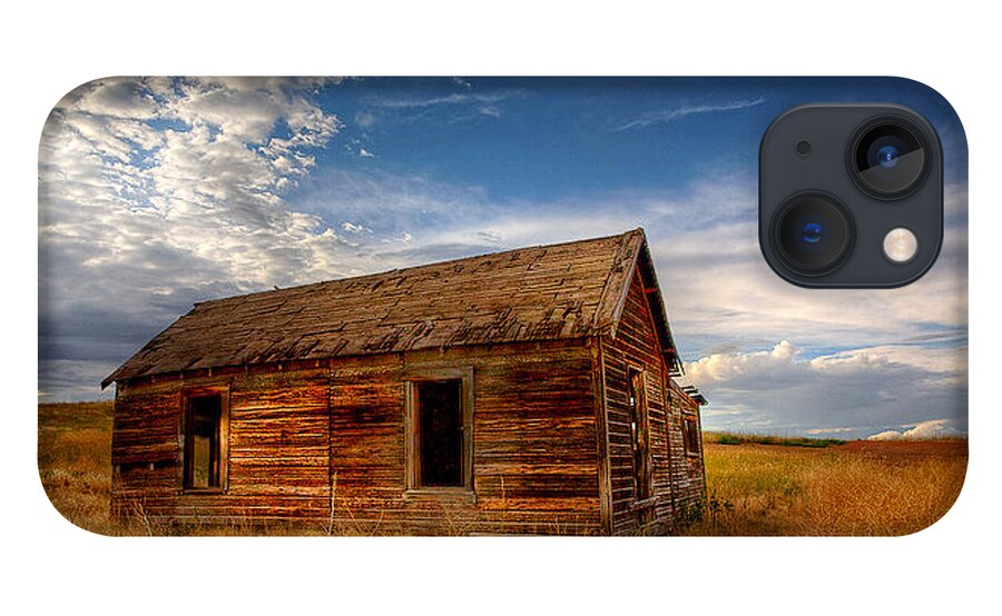 Wyoming iPhone 13 Case featuring the photograph Deserted near Spotted horse by Rikk Flohr