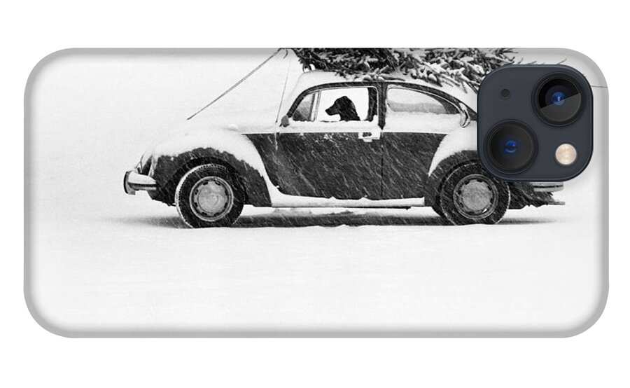 Animal iPhone 13 Case featuring the photograph Dog in Car by Ulrike Welsch and Photo Researchers