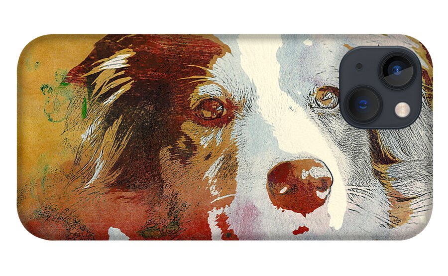 Photo iPhone 13 Case featuring the photograph Dog Portrait by Jutta Maria Pusl