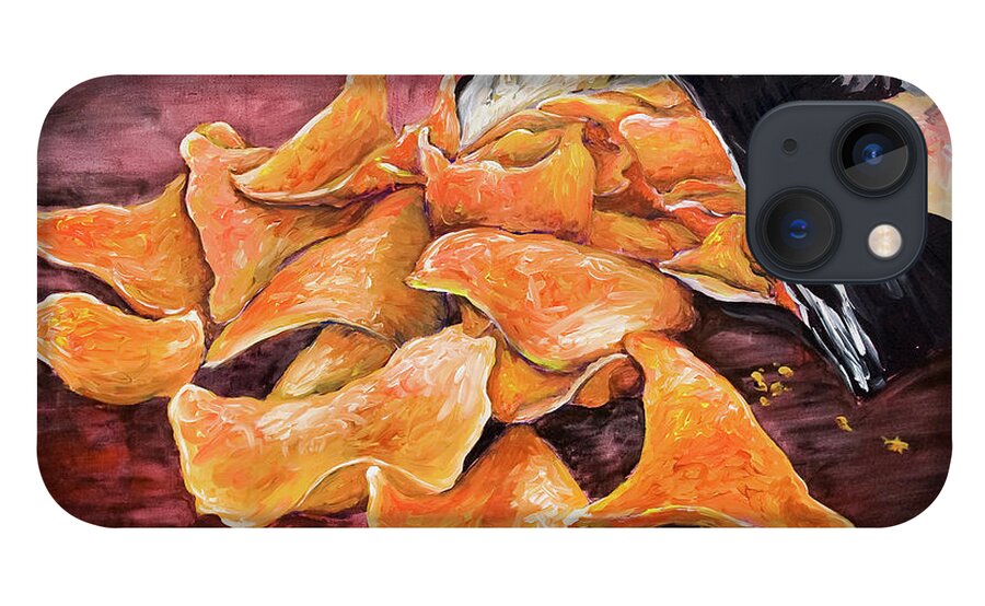 Doritos iPhone 13 Case featuring the painting Doritos by Nik Helbig