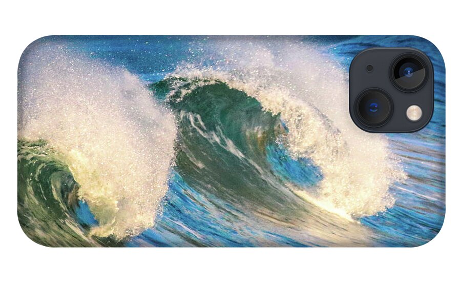 Double Wave iPhone 13 Case featuring the photograph Double Wave by Dr Janine Williams