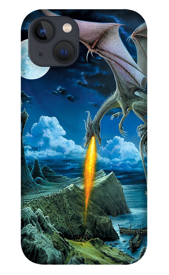 Dragon iPhone 13 Case featuring the photograph Dragon Spit by MGL Meiklejohn Graphics Licensing