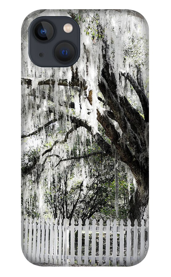 Southern Oak Tree iPhone 13 Case featuring the photograph Dreamy Southern Oak Tree by Carolyn Marshall