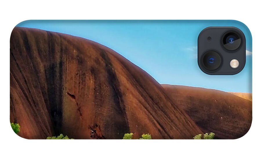 Australia iPhone 13 Case featuring the photograph Dreamy Uluru by Richard Gehlbach